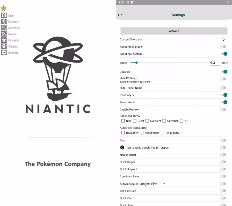 pgsharp mod pokemon go android