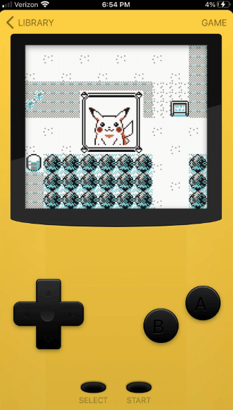 play pokemon yellow on iphone