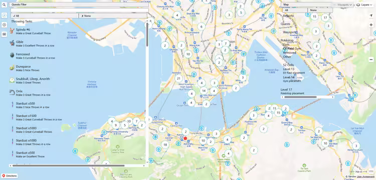 pogo tools pokestop map pokemon go