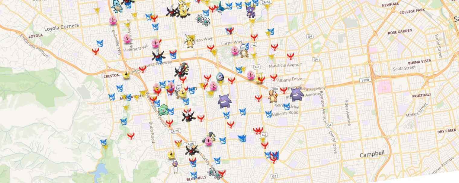 Pokemon GO Map Trackers Working In 2021 For The Big Hunt - SlashGear