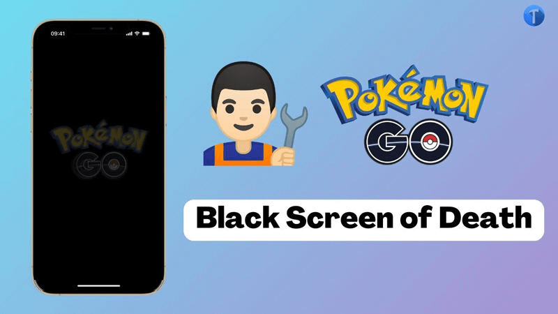 pokemon go black screen