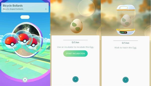 pokemon go eggs hatching