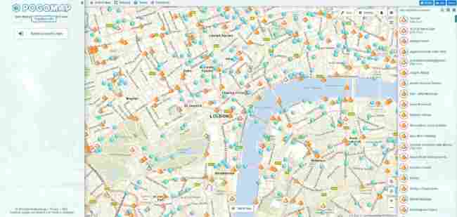 pokemon go nest map pogomap