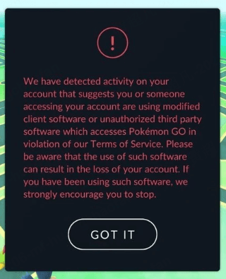 pokemon go shadow ban