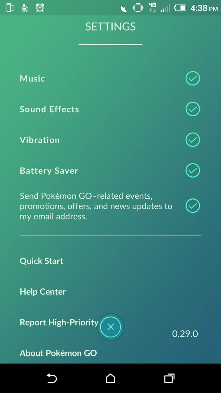 pokemon settings