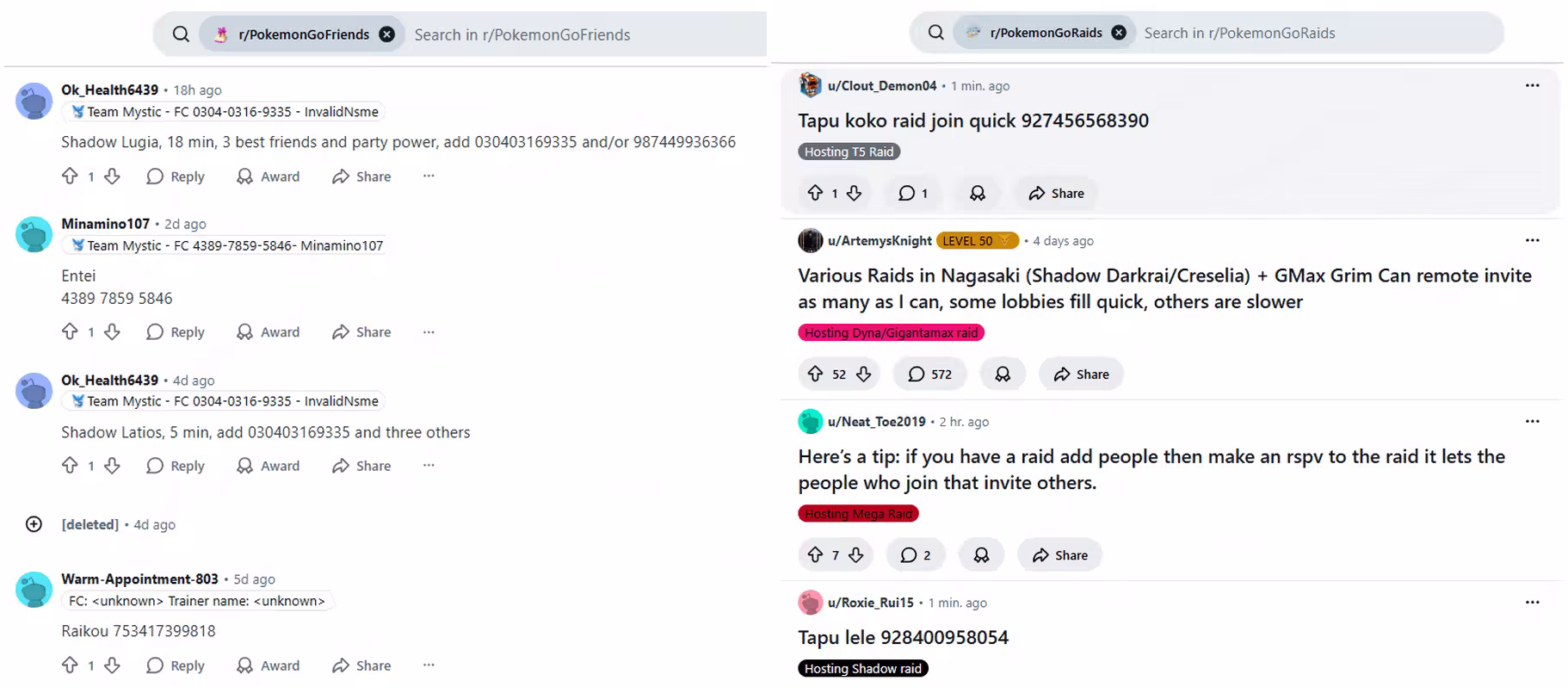 reddit raid finder pokemon go