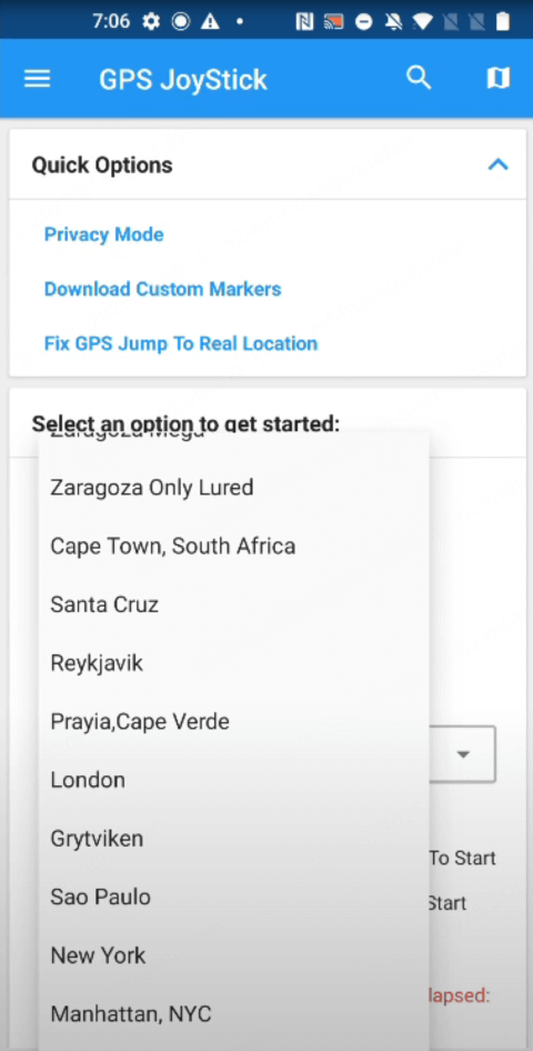 select an area on pg tools