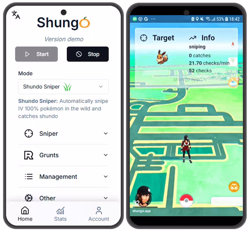 shungo pokemon go bot and spoofer