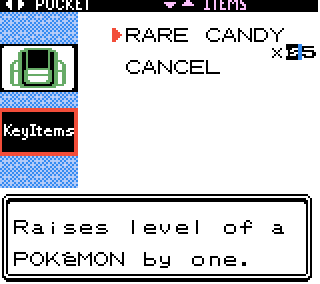 pokemon silver rare candy cheat