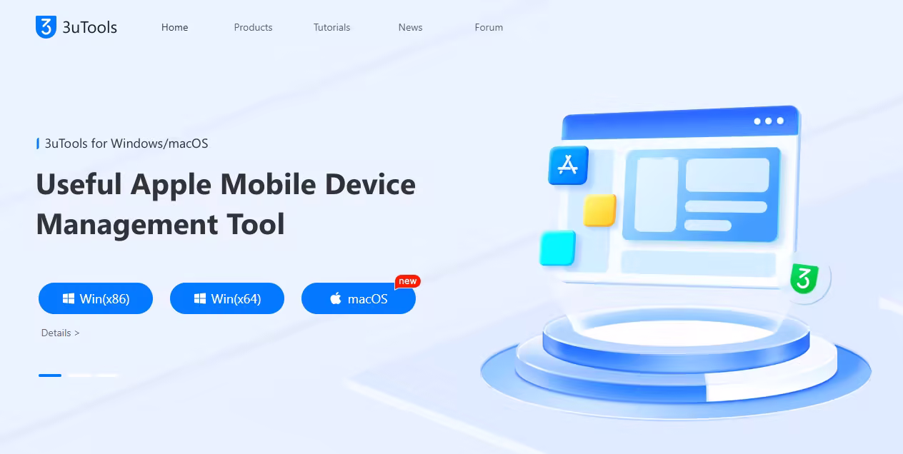 install 3utools to your computer