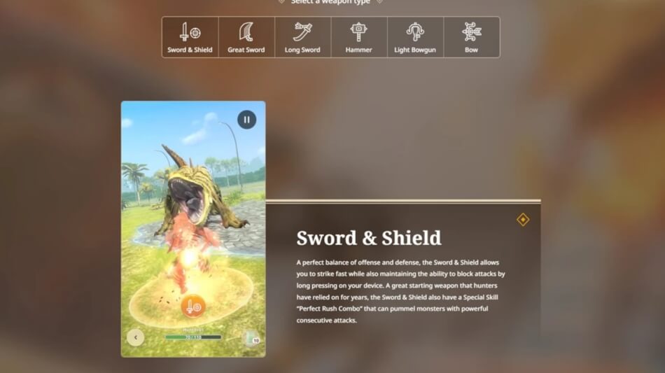 sword shield in monster hunter now