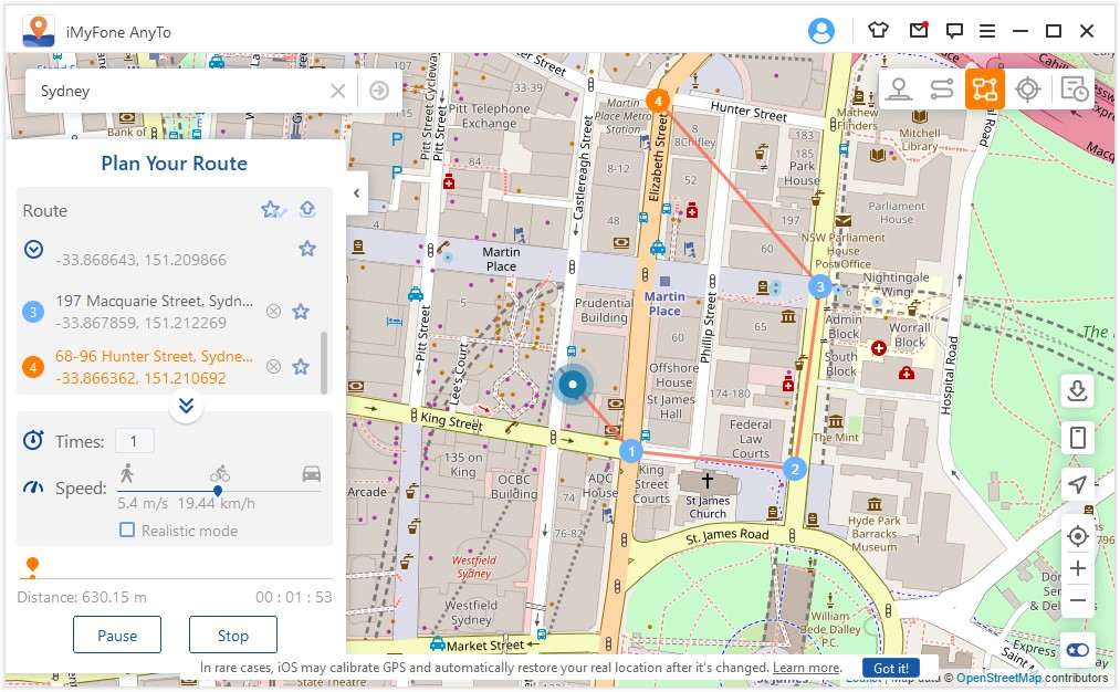 Real-time Pokémon Go map for Sydney