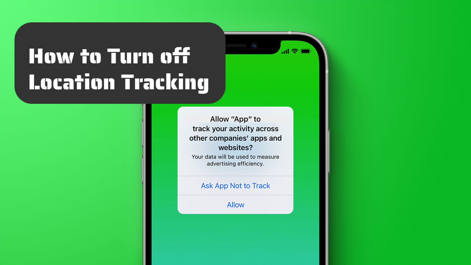 turn off location tracking on my