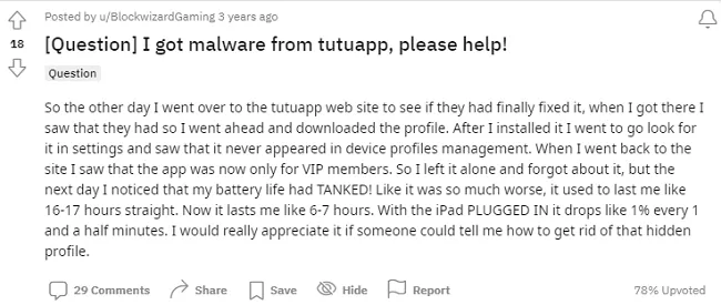 unsafe to use tutuapp pokemon go