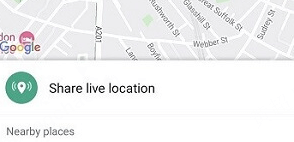 whatsapp share live location