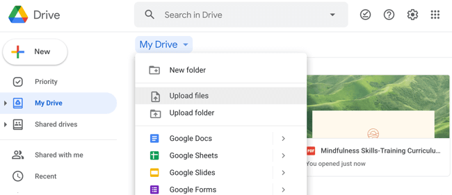google drive tool