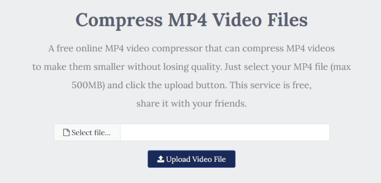 mp4compress video compressor
