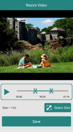 resize video video compressor for android