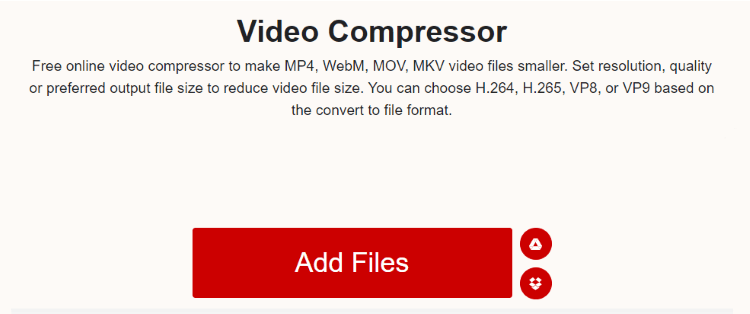 xconvert video compressor