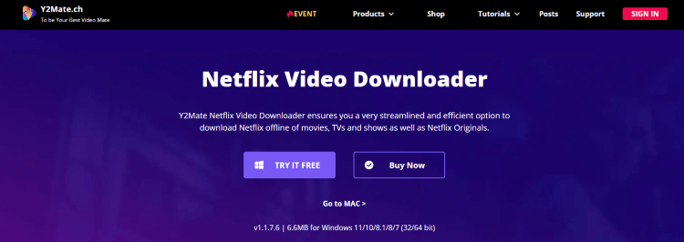 y2mate netflix video downloader