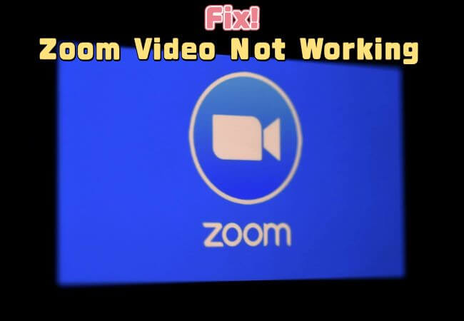 zoom video not working