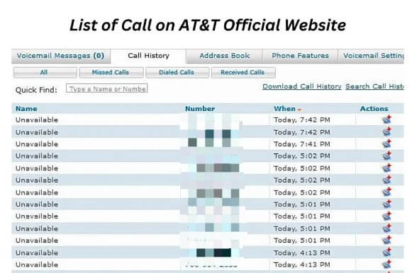 check phone call logs by carrier