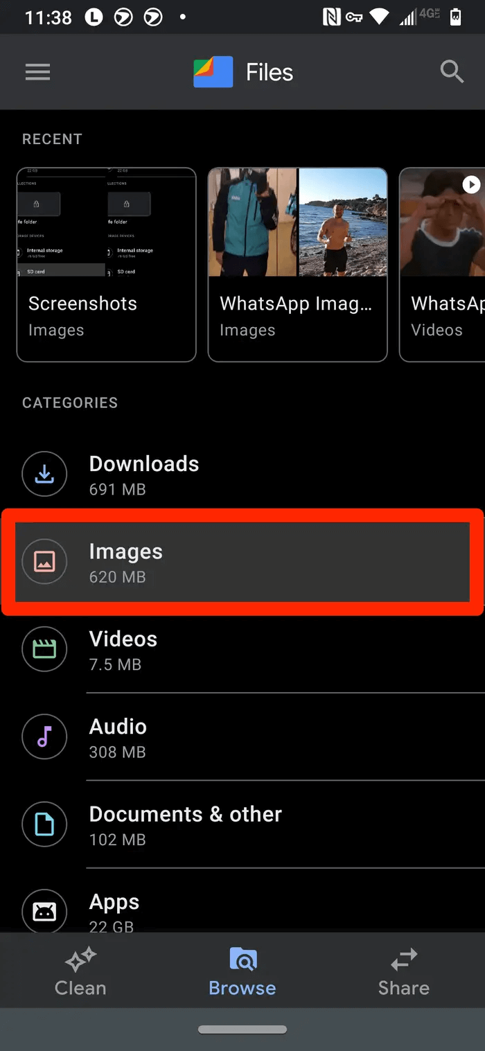 backup photos on android to sd card