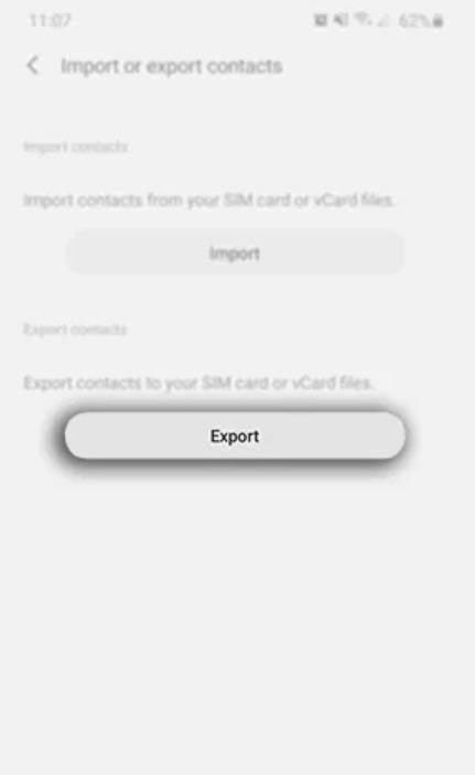 export google pixel contacts to sim