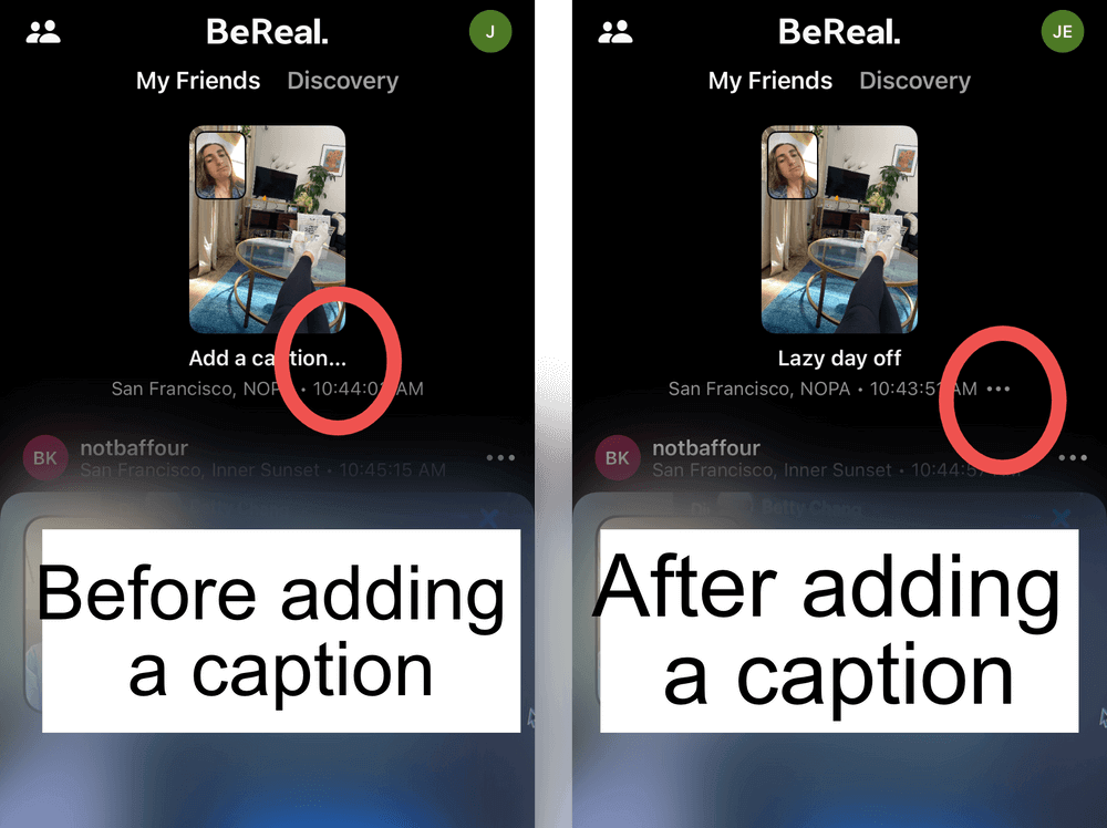 how to delete a bereal post