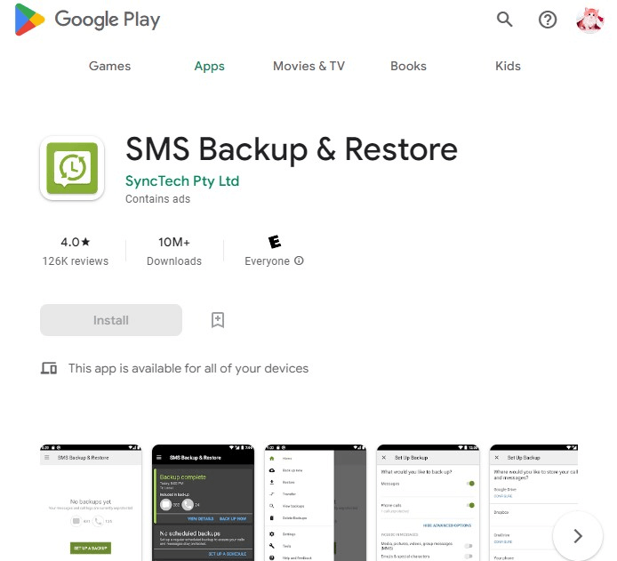 download sms backup and restore app