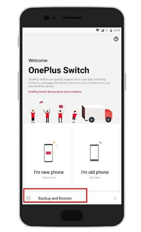 via oneplus switch