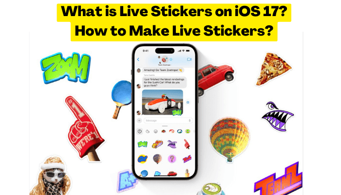 How to make live stickers on iOS 17