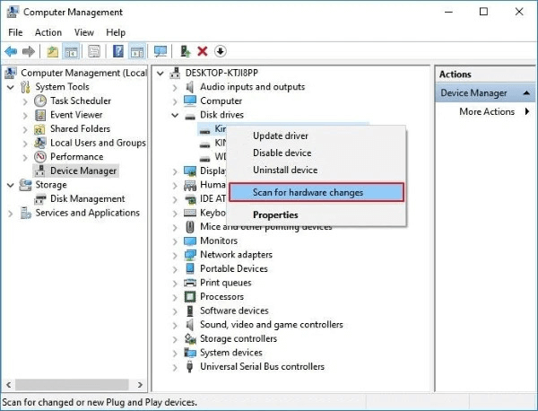 fix the Lexar cf card by updating driver software