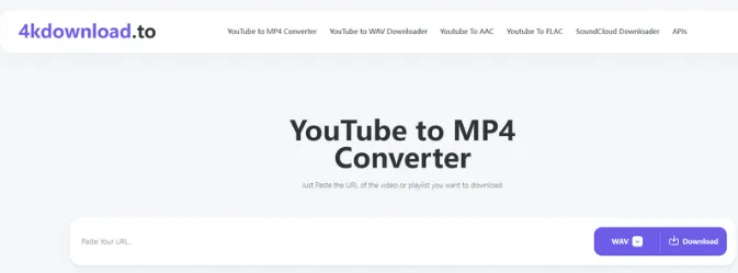 convert youtube to wav audio file