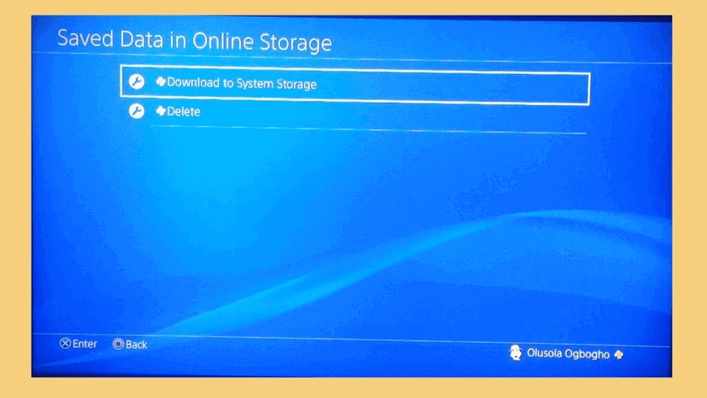download to system storage