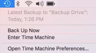 time machine on mac