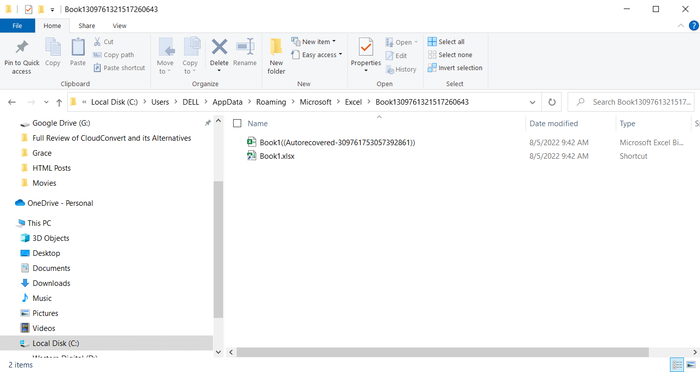 How to Recover Overwritten Excel Files (XSLX) No Previous Versions on