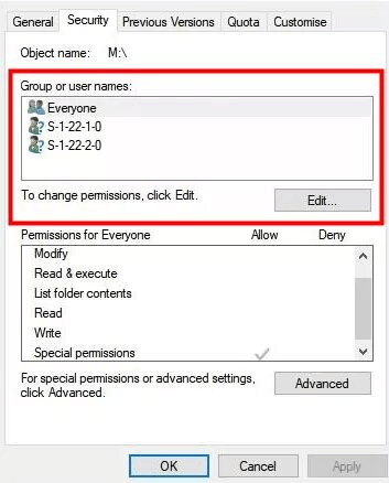 gain permissions to access denied USB drive