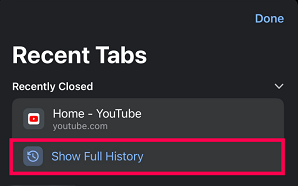 restore google tabs