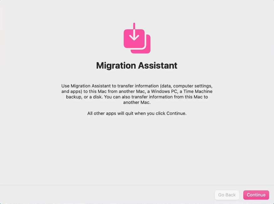 migration assistant
