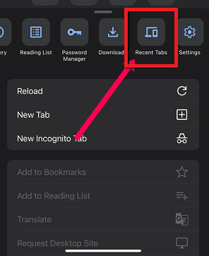 restore google tabs