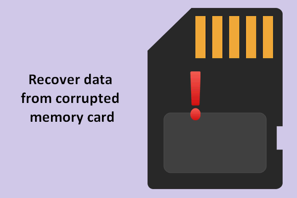 recover data corrupted memory card