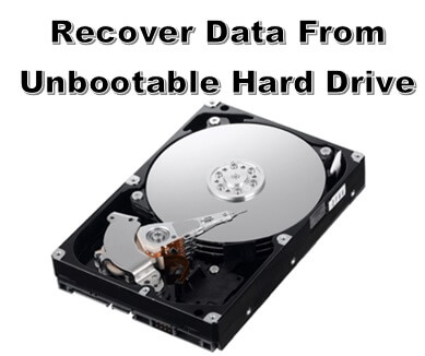 recover from unbootable drive