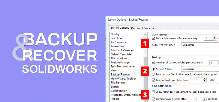 recover solidworks