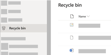 onedrive recycle bin