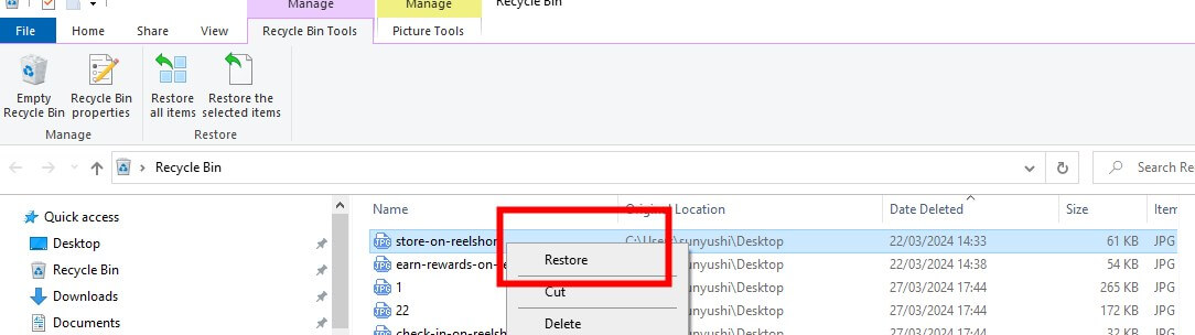 restore-picture-on-recycle-bin