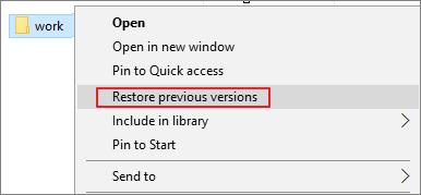 restore psd file via previous version