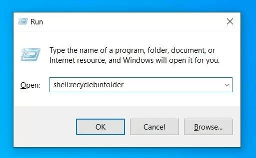 Retrieve ISO Files from Windows Recyc bin