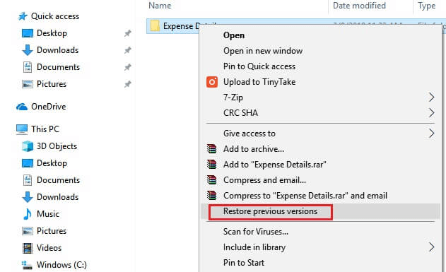 retrieve pst files from previous versions feature