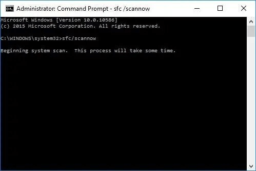 run command prompt to fix bsod